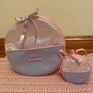 American Girl bitty baby backpack set